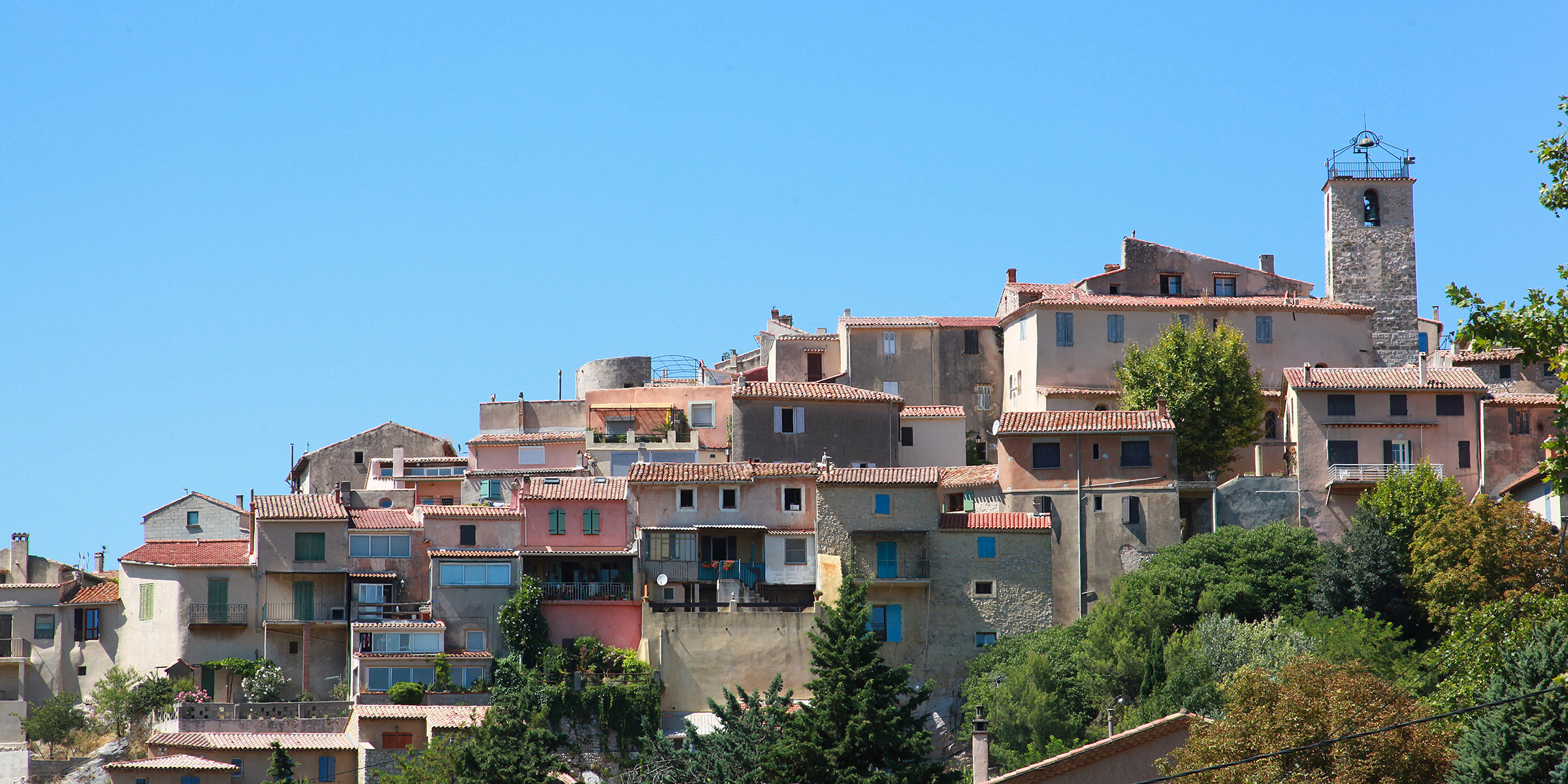 vue du village de Cabriès